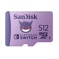 MEMORIA SANDISK MICRO SDXC 512GB NINTENDO SWITCH POKEMON GENGAR 100MB/S 4K U3 V30 SDSQXAO-512G-GN6ZK MEMORIA SANDISK MICRO SDXC 512GB NINTENDO SWITCH POKEMON GENGAR 100MB/S 4K U3 V30 SDSQXAO-512G-GN6ZK